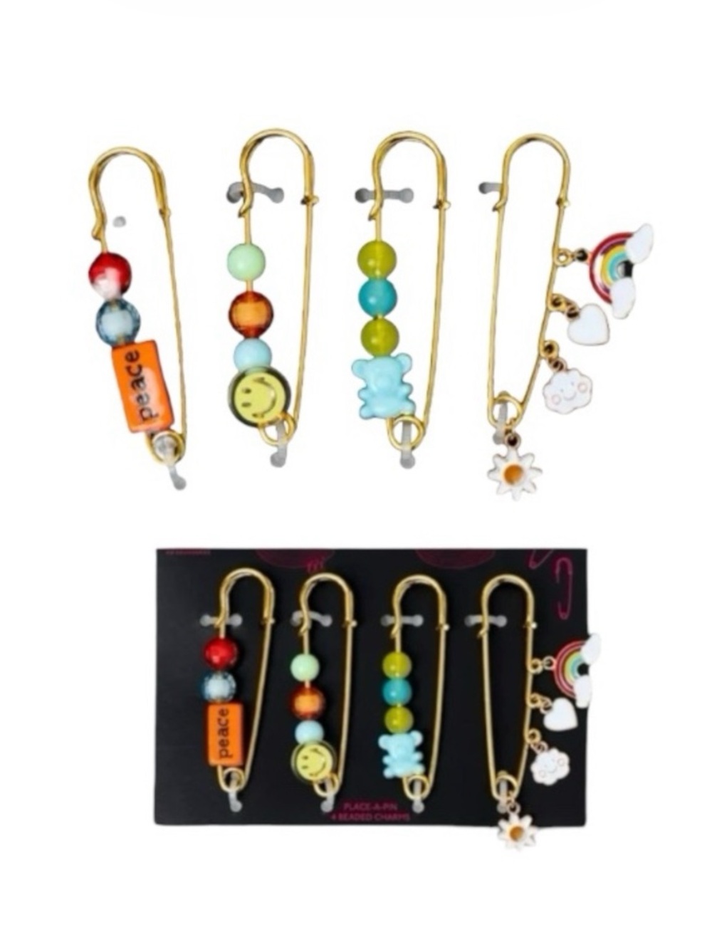 No Boundaries Place-A-Pin Beaded Charms